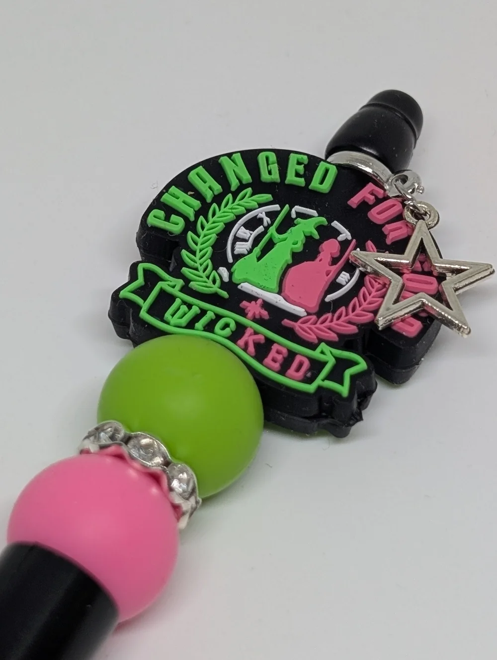 Handmade Wicked Beaded Silicone Focal Bead Pen